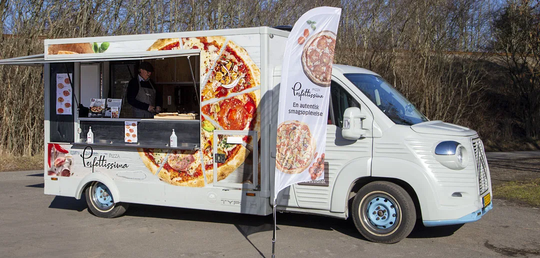 Dr. Oetker – Bildekoration, annoncer, beachflag, menukort