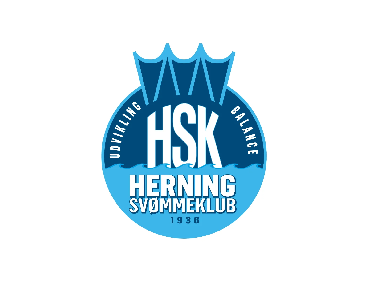 Logoet på hvid