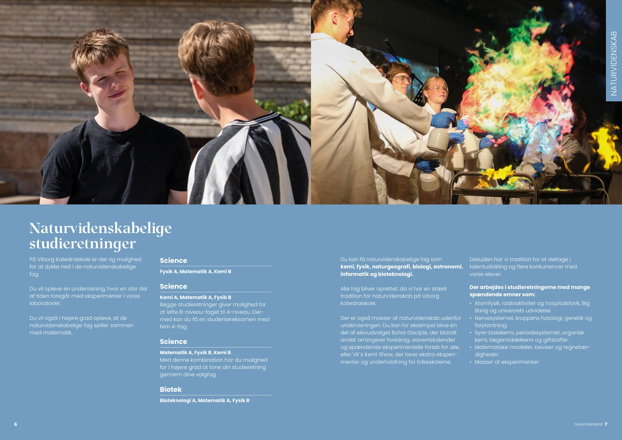 Naturvidenskabelige studieretninger