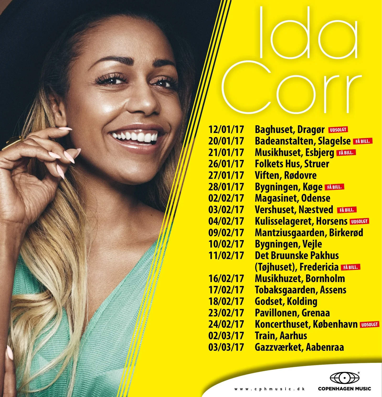 Ida Corr – banner med turnédatoer